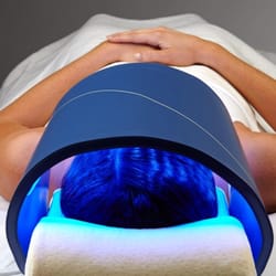 Magdalena European Med Spa - LED phototherapy is FDA approved treatment for light to moderate acne and skin rejuvenation.