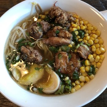 Umami Ramen - My Shoyu bowl, subbing chicken for pork, adding corn. Delicious!! - Ramen Near Me - Happy Valley, Oregon Umami Ramen - My Shoyu bowl, subbing chicken for pork, adding corn. Delicious!! - Ramen Near Me - Happy Valley, Oregon