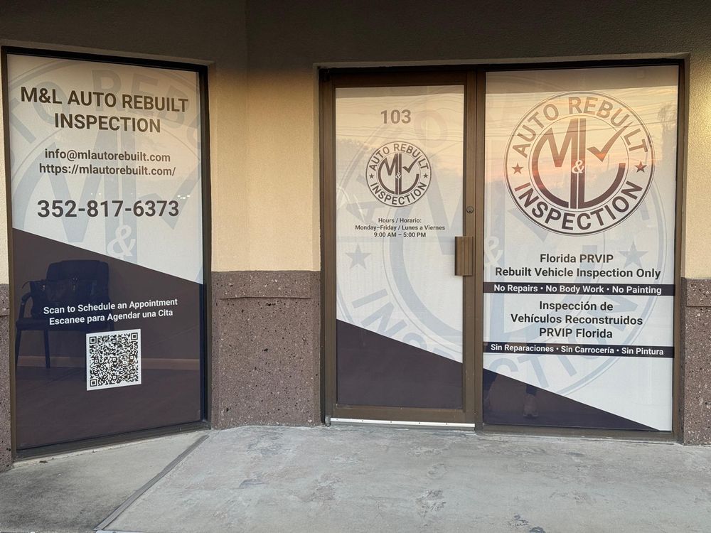 M&L AUTO REBUILT INSPECTION - Updated July 2026 - Request a Quote - 14 ...
