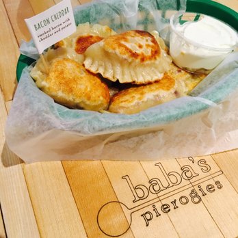 Baba's Pierogies - Bacon Cheddar - Modern European Near Me - Brooklyn, New York