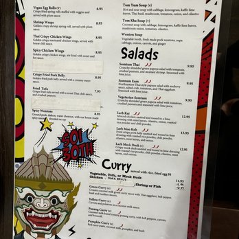 Soi 30th - Menu 01/2023 - Thai Near Me - San Diego, California
