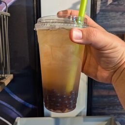 tropical sweet tea with blueberry boba tropical sweet tea with blueberry boba