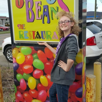 Jelly Beans - My Dell bean showing off Jellybeans sign on Hamilton Road Painted Post! - New American Near Me - Painted Post, New York