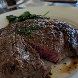 Seabrook Island the Resort - The ribeye steak, which was overcooked and, worse, was chewy, making it inedible at the end.
