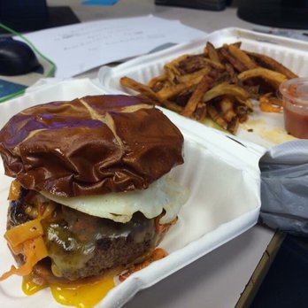 Burger Antics - Montezuma's revenge burger - grilled habanero, fried egg, & pepper jack cheese - Burgers Near Me - Brookfield, Illinois