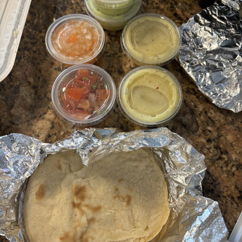 El Viejo Central American Kitchen - Tortillas - so good- and various sauces and dressing - ALL VERY GOOD!!! - Latin American Near Me - Silver Spring, Maryland El Viejo Central American Kitchen - Tortillas - so good- and various sauces and dressing - ALL VERY GOOD!!! - Latin American Near Me - Silver Spring, Maryland