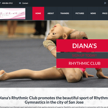 Alexander Pro Design - Diana's Rhythmic Club - www.DianasRhythmicClub.com - Web Design Near Me