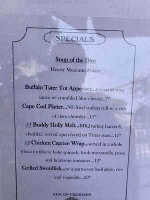Menu photo 1 Hot Stove Saloon Harwich Port, MA Menu photo 1 Hot Stove Saloon Harwich Port, MA