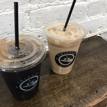 Frisson Espresso - Black iced coffee Decaf chai latte - Coffee & Tea Near Me - New York, New York
