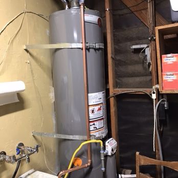 Pure Water Plumbing & Rooter - Rheem 40 gallon gas water heater tank - Plumbing Near Me Pure Water Plumbing & Rooter - Rheem 40 gallon gas water heater tank - Plumbing Near Me