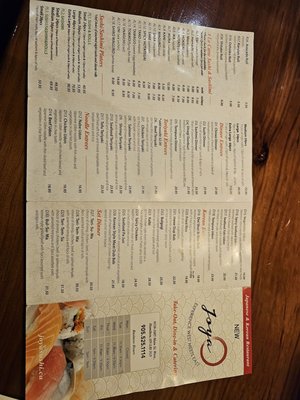 Menu photo 1 Joya Sushi Hamilton, ON