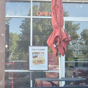 Firehouse Subs - The front doors aren't even locked but tied shut on the inside. You can still open the door. - Sandwiches Near Me - Sacramento, California Firehouse Subs - The front doors aren't even locked but tied shut on the inside. You can still open the door. - Sandwiches Near Me - Sacramento, California