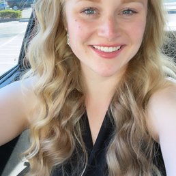 I took this pic in my car just after my appointment with Sarah. She washed, trimmed and styled. I took this pic in my car just after my appointment with Sarah. She washed, trimmed and styled.