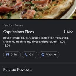 This is what the Capricossa SHOULD look like as advertised. This is what the Capricossa SHOULD look like as advertised.