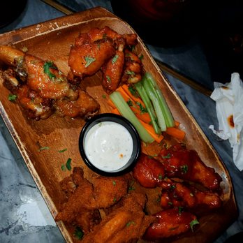 Native - Wing platter. Suya, hot, lemon pepper, peri. - Lounges Near Me - Brooklyn, New York