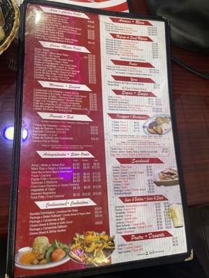 Menu photo 1 El Tina Riverdale Restaurant Bronx, NY Menu photo 1 El Tina Riverdale Restaurant Bronx, NY