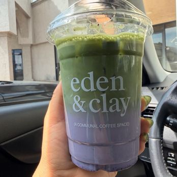 Eden & Clay - Blueberry matcha - Coffee & Tea Near Me - Upland, California
