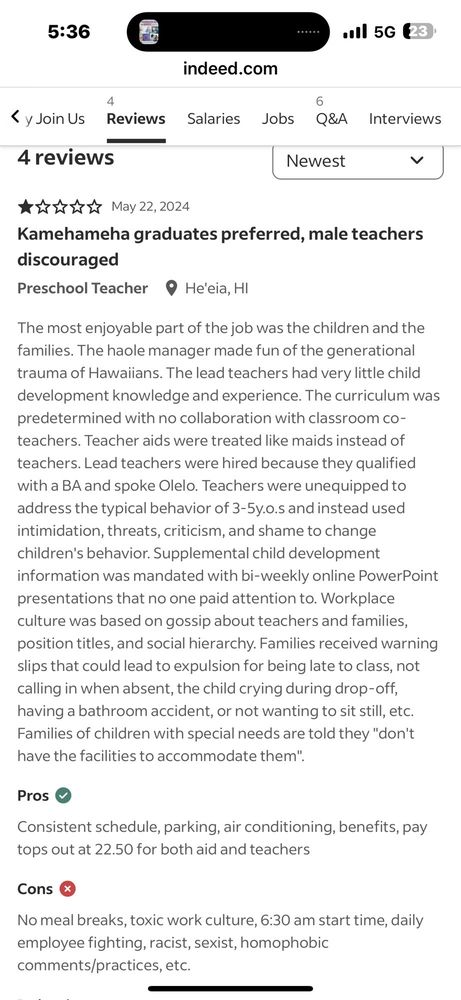 Kamehameha Preschool- Kikiwelawela - childcare center in Kaneohe, HI