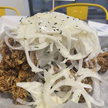 92 Chicken - Soy sauce chicken with snow topping. Half chicken order - Chicken Wings Near Me - Orlando, Florida
