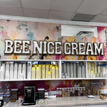 Bee Nice Cream - a display of ice cream - Ice Cream & Frozen Yogurt Near Me - San Antonio, Texas Bee Nice Cream - a display of ice cream - Ice Cream & Frozen Yogurt Near Me - San Antonio, Texas
