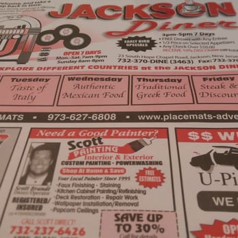 Jackson Diner - Diners Near Me - Jackson, New Jersey