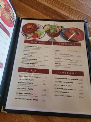 Menu photo 2 Chuy's Taqueria Winters, CA