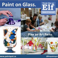 The Paint Spot Fine Art Materials - Painting on glass can be fine art or functional. Got an idea? We can help.