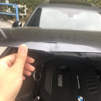 Coastline Body Works - Inspecting the damage - Body Shops Near Me - Garden Grove, California