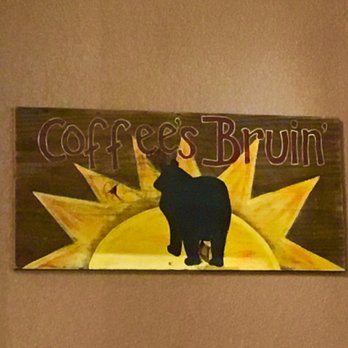 Black Bear Diner Milpitas - One of the cute Bear decorations/signs near our table! - Diners Near Me - Milpitas, California