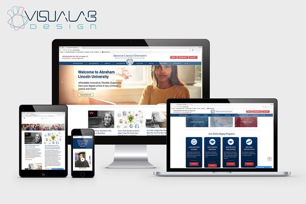 Visualab Design - Visualab Design completed the redesign of the webste for alu.edu in 2016. https://visualabdesign.com/ - https://alu.edu - Los Angeles, CA