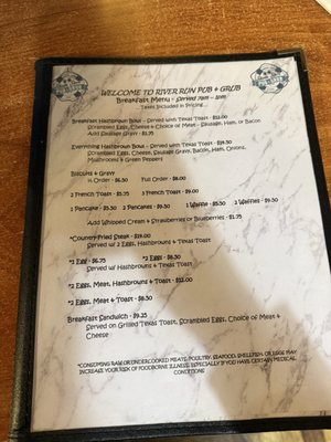 Menu photo 1 River Run Pub & Grub Harpers Ferry, IA Menu photo 1 River Run Pub & Grub Harpers Ferry, IA
