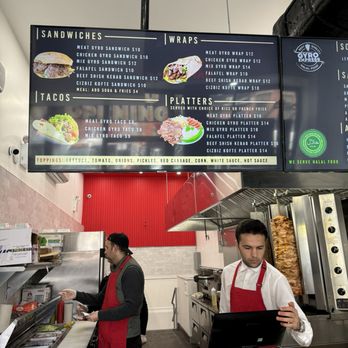 Gyro Express - two men working in a restaurant - Desserts Near Me - Brooklyn, New York
