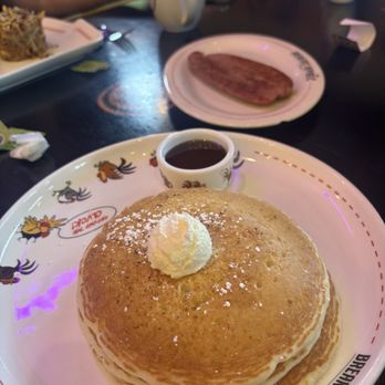 Breakfast Republic - Pancakes with that funky sausage. That was returned. Thank you Jose. - Breakfast & Brunch Near Me - Encinitas, California