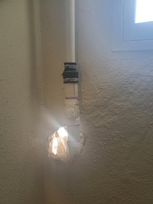 Kitchen Line Repair - This was a call for a clogged kitten line. Upon inspection we found the pipe was broken and fully backed up with many years of grease build up. A repair was needed to be done. Pipe was excavated and replaced with new PVC pipe.