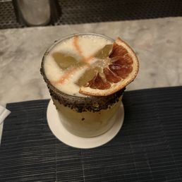 Apasionado cocktail with mezcal