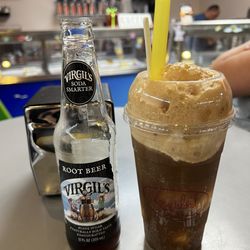 Long Island Ice Cream & Coffee - Root beer float. Root beer was great on 100°+ day