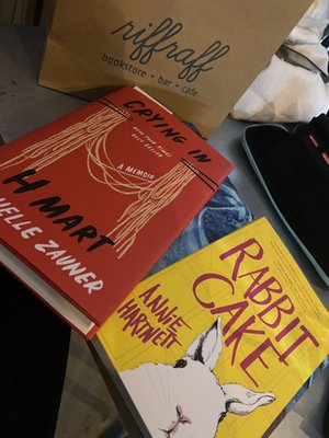Riffraff bookstore and bar by null