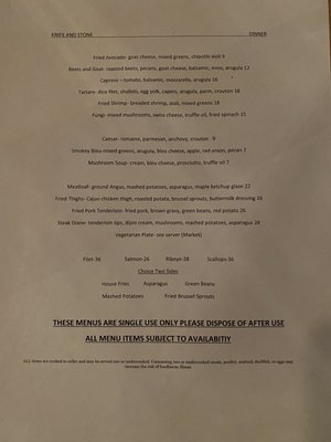 Menu photo 1 Knife And Stone Newnan, GA