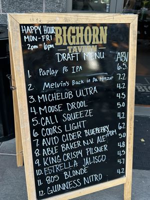 Menu photo 2 Bighorn Tavern Reno, NV Menu photo 2 Bighorn Tavern Reno, NV