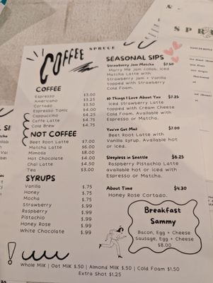 Menu photo 5 Spruce Jacksonville, FL