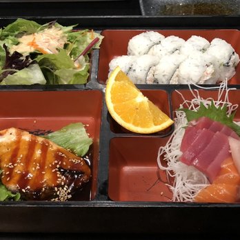 Komachi Sushi - Salmon Bento box - Japanese Near Me - Lodi, California Komachi Sushi - Salmon Bento box - Japanese Near Me - Lodi, California