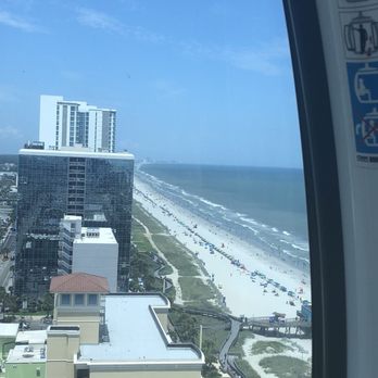 SkyWheel Myrtle Beach - Beach while on sky wheel - Amusement Parks Near Me - Myrtle Beach, South Carolina SkyWheel Myrtle Beach - Beach while on sky wheel - Amusement Parks Near Me - Myrtle Beach, South Carolina