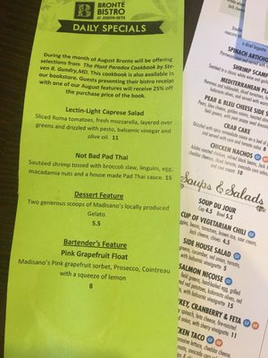 Menu photo 5 Bronte Bistro Cincinnati, OH