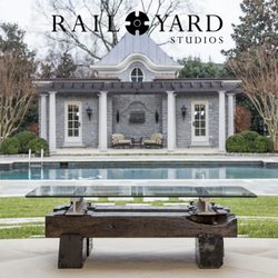 Rail Yard Studios - Our Sleepers Coffee Table - vintage industrial style for luxury homes and offices.