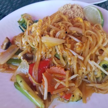 Little Bangkok - Pad thai with veggies - Sushi Bars Near Me - Grand Forks, North Dakota