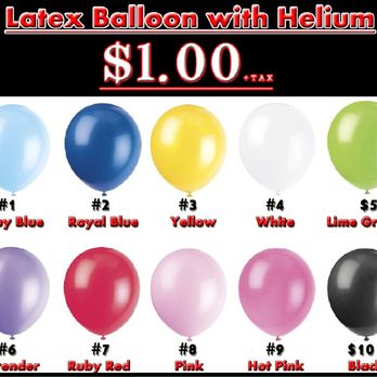 Giant Dollar 107 - LATEX BALLOON WITH HELIUM - Discount Store Near Me - Corona, California