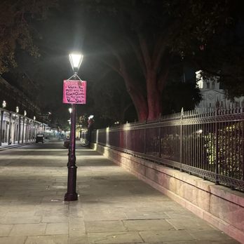 Jackson Square - Warning sign - Parks Near Me - New Orleans, Louisiana