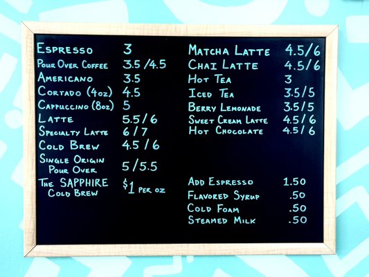Menu photo 5 Little Bean Coffee Santa Monica, CA