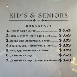 J&A Cafe - Food menu!