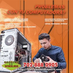 LV wireless - Fix computers, most issues.
